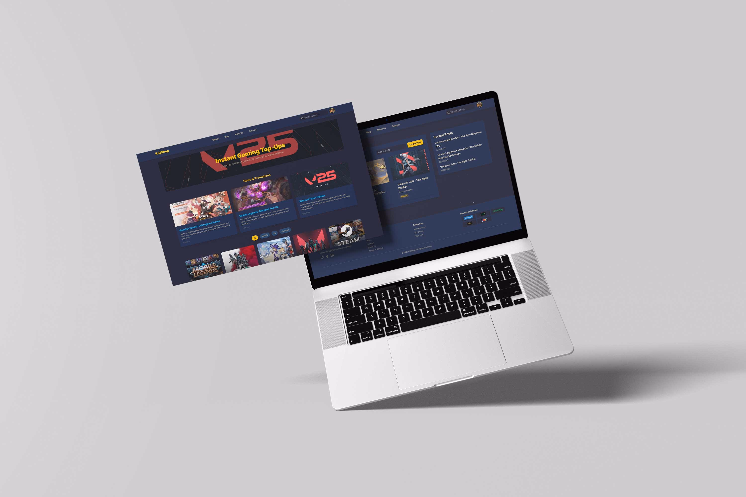 KS|Shop: My Personal Gaming Top-Up Project